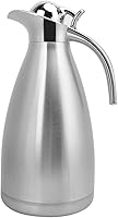 Vista 1 de Jarra de café térmica de 2 litros,Botella térmica al vacío, botella de café de agua de acero inoxidable con aislamiento al vacío, jarra térmica