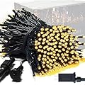 JMEXSUSS 250 LED Christmas String Lights, 91.5ft Warm White Christmas Lights Outdoor Waterproof, 8 Modes Twinkle Lights for Christmas Tree Party Garden Patio Decorations