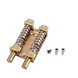 Pro Guitar Brass Tremolo Stoppe Stabilizer,Tremolo Arming Adjuster Tremsetter Set for Floyd Rose and Other Floating Tremolo Bridge Systems (GAQ502)