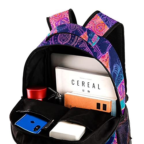 Sac à dos grande capacité avec fermeture éclair pour ordinateur - 4