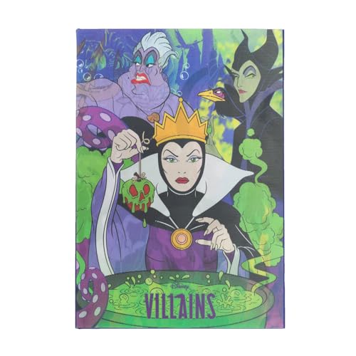 Grupo Erik - Carnet Les Vilains Iconiques de Disney | Carnet des Notes 3D, Cadeau Disney, Notebook, Bullet Journal