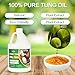 NetLea 1Gallon 100% Pure Tung Oil for Wood Finishing - Food Safe for Countertops, Furniture & Floors - All-Natural Tung Oil Finish for Indoor & Outdoor Wood Surfaces