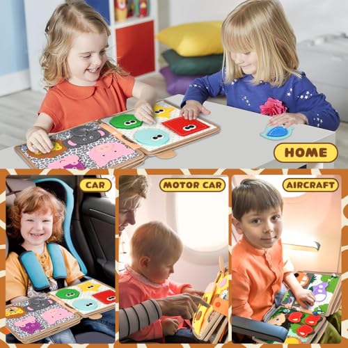 Image of PATPAT Busy Board for Toddlers