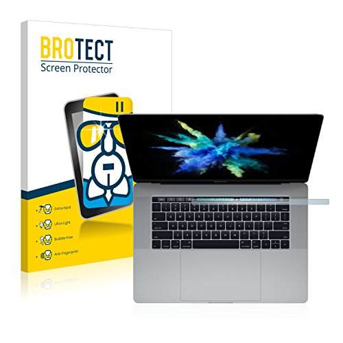 Ya en manzanajugosa.com: BROTECT Protector Pantalla Cristal para Apple MacBook Pro 15" 2017 (SÓLO Touch Bar) Protector Vidrio - [Dureza 9H, Anti-Arañazos]