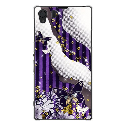 CaseMarket [Clear Hard Case docomo Xperia Z1 (SO-01F) Original Design [Japanese Pattern Stripe] SO-01F-VCM2P0117 SO-01F-VCM2P0117