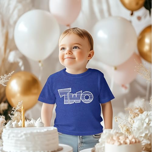 2nd Birthday Shirt Toddler Boys 2 Year Old Kids Outfit boy Second Party t-Shirt Two2
