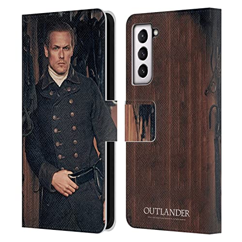 Étui Outlander Jamie Fraser Samsung S21 5G avec rangements cartes et support vidéo