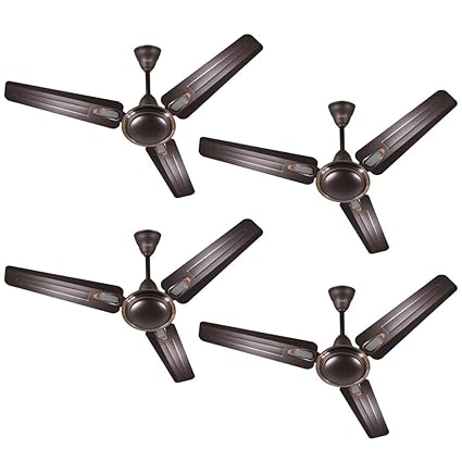Baltra Wonder 48Inch Ceiling Fan BF-197(Pack Of 4) Smoke Brown