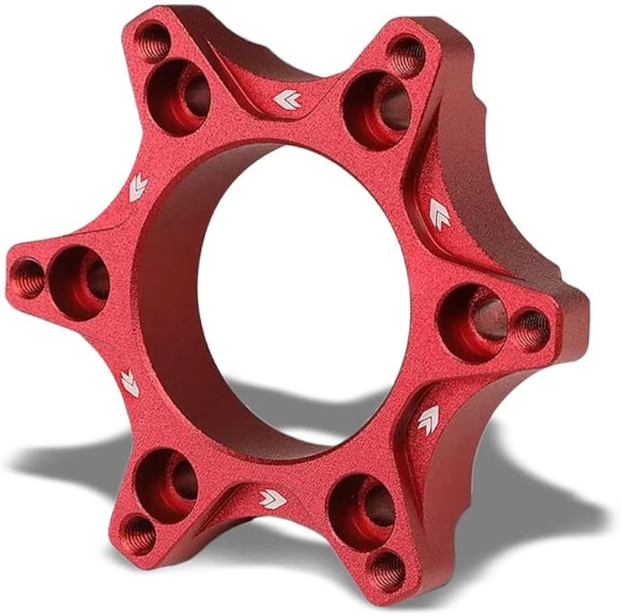 NRG ステアリングホイールハブアダプター レッド