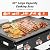 Warmounts Propane BBQ Grill, Foldable Outdoors Propane Grill, 45000 BTU Stainless Steel Gas Grill, 3 Burners Table Top Griddle with Wheels&Folding Shelves For Backyard Patio Barbecues, Camping