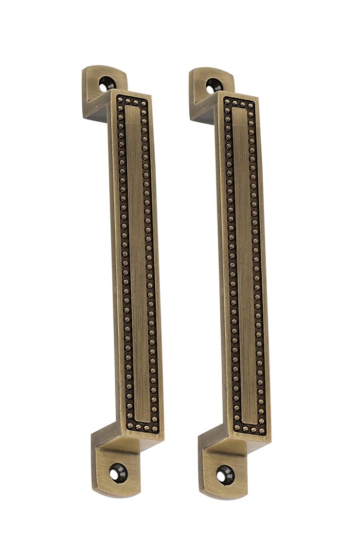 Doorware Brass Antic Finish Main Door and Wardrobe Cabinet Handle Size 7 Inch Pack of 2 Pcs DF1410-002 (B0966KGH1J) Amazon Price History, Amazon Price Tracker