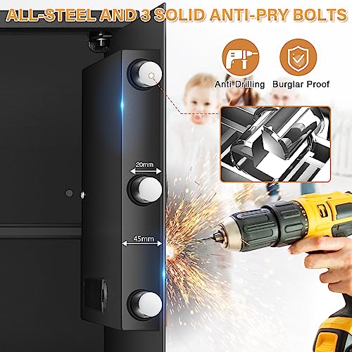 Bukumo 7O-IWKT-GAYN 2.8 Cub Large Home Safe Fireproof Waterproof thumb #4