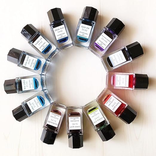 PILOT INK IROSHIZUKU - 3 BOTTLES 15 ML Mavi AJISAI