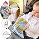 Fehn Fühlbuch Fledermaus - Buggybuch aus Stoff - Babyspielzeug Buch mit Quietsche, Raschelpapier und Spiegel - Babybuch mit Befestigungsring - Stoffbuch für Babys und Kleinkinder ab 0+ Monaten