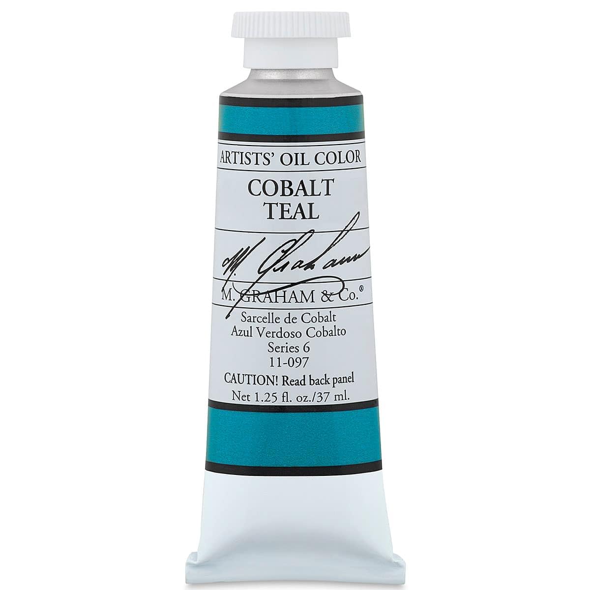 M. Graham : Artists' Oil Paint : 37ml : Cobalt Teal