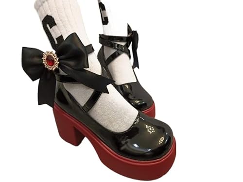 [Kossyo] �Վi�X�J�[���b�g �g�D���[�X�����[�Y�j���O �Ԕ��̖��� �u�[�c �C �R�X�v�� �R�X�v���C �O�b�Y �B�e�R�~�P �Ղ� Cosplay shoes �N���X�}�X �n���E�B�� ���� (24.5 cm)