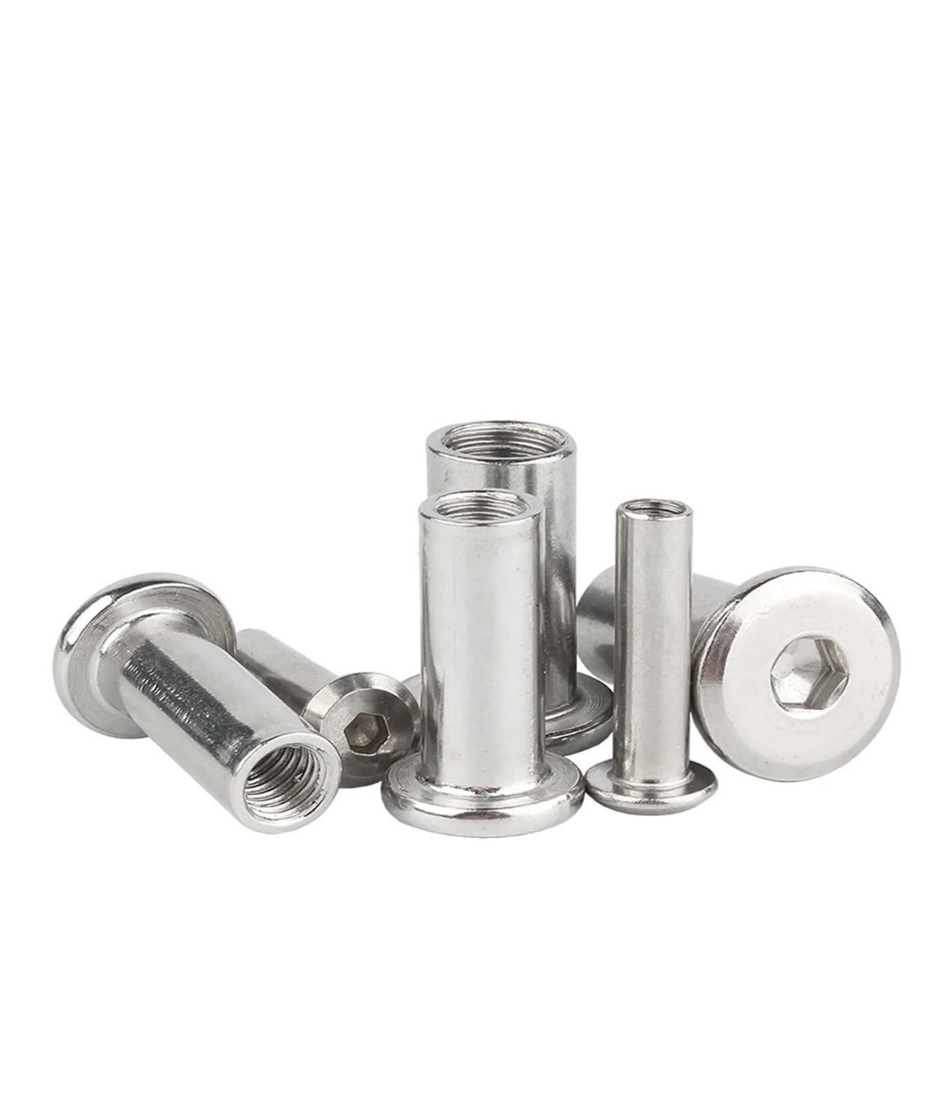 Large Flat Hex Hexagon Socket Head Furniture Rivet Connector