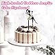 UYVPAER Mädchensilhouette Tortendeko, Cake Topper Glitter High Heel Mädchen Kuchen Deko Für Mädchen Lady Bachelorette Thema Geburtstag Party Tortendeko