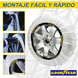 Goodyear Set di 2 Calze da Neve in Tessuto per Auto Ultra GRIP Taglia M