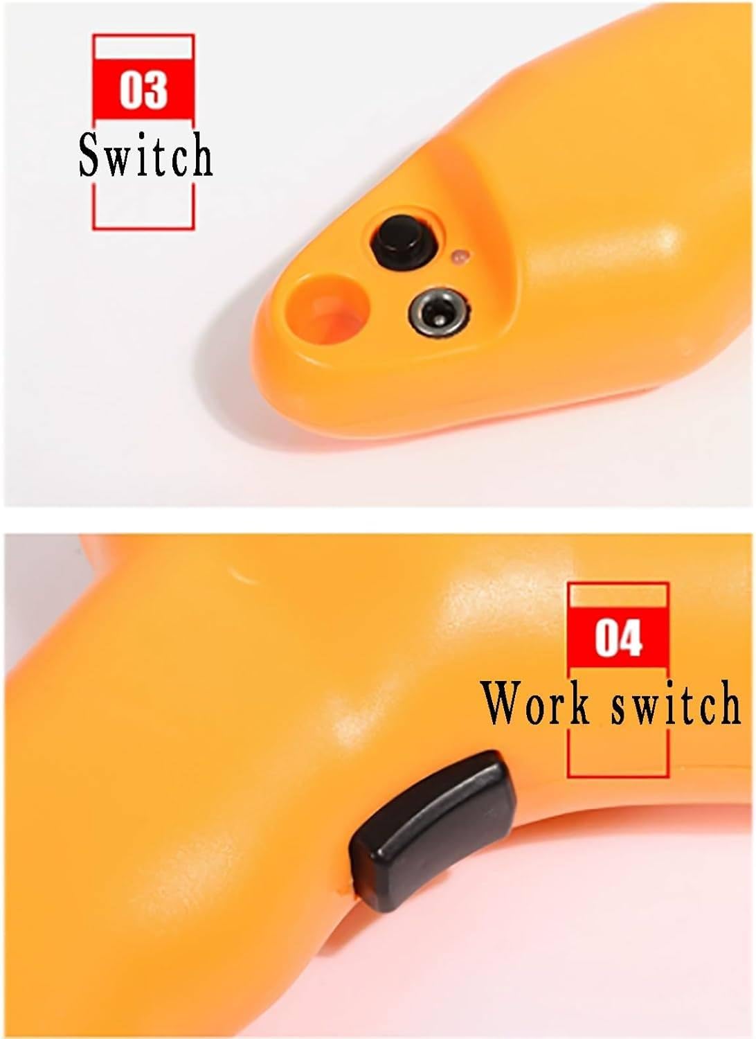 Macchina per decornazione elettrica portatile, strumento per decornazione agricola, la temperatura può raggiungere i 900 ℃, con display digitale, decornazione rapida, per pascoli/aziende agricole
