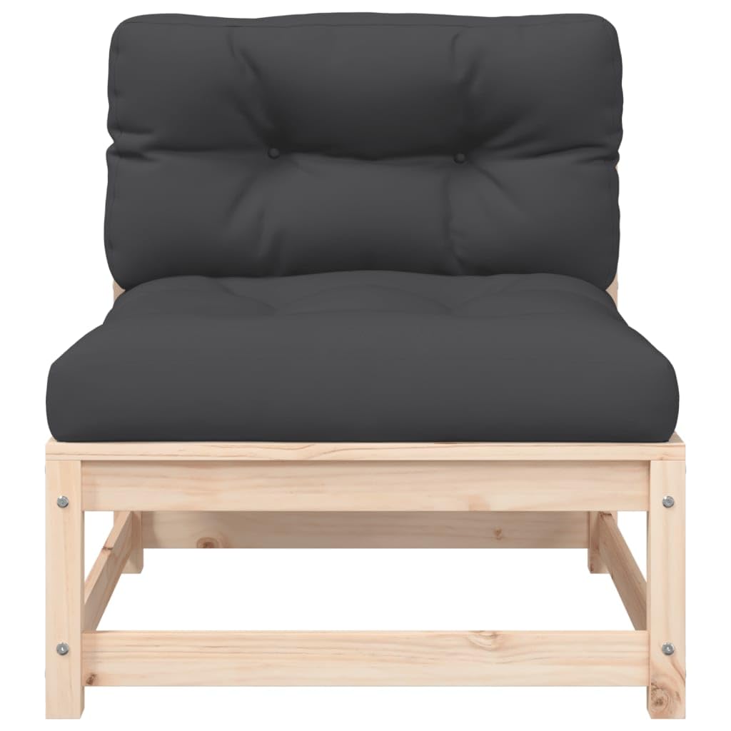 sofás de Dos plazas,Sofa 120 cm,Sofa Cama Dos plazas,Sofá de jardín de 2 plazas con Cojines Madera Maciza de pinoAdecuado para salón, Dormitorio