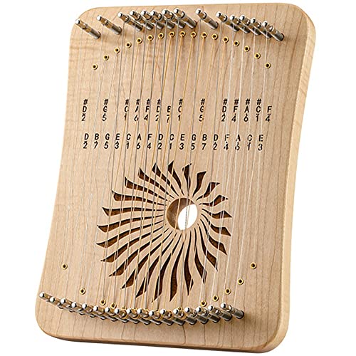 Piano à Pouce 31 Cordes Harpe Lyre Portable Bois - Rosewood + Maple - Avec Accessoires