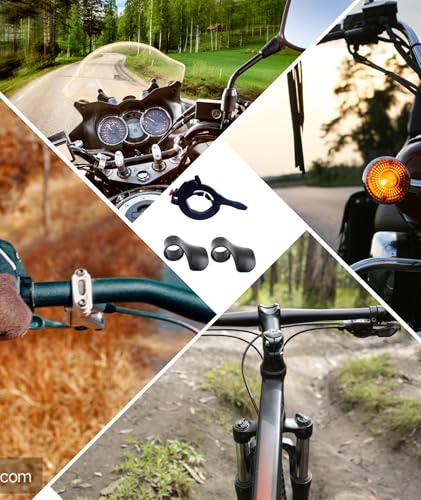 Image of 3-Pcs Throttle Lock Cruise Control for Bike, Bike Cruise Control for Long Rides, Cruise Control for Motorcycles, Cycle Hand Grip for Commuting and Touring