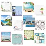 Custom Scrapbook Papers Set - Puerto Rico / San Juan