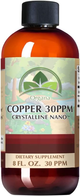Nutrinoche The Best Nano Colloidal Copper - 30 Ppm Of Minerals -Colloidal Liquid