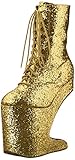 Bettie Page Women's Bp579-chablis, Gold, 7 M US