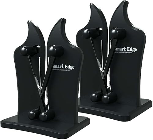 SMART EDGE Afilador de cuchillos de ultra precisión, rectificado de acción de resorte con carburo de tungsteno para una restauración y mejora