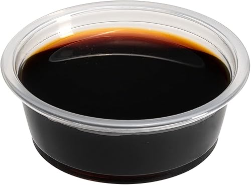 Restaurantware Tazas de salsa base de 1.5 onzas, 2000 tazas de condimentos aptas para microondas, resistentes a las grietas, desechables, tazas de