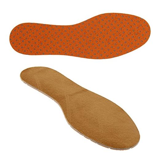 Bama Comfort Universal Thin Fit, skoinlägg sula med memory foam, extratunn sula, unisex, brun/orange, Brun brun 37-43 EU