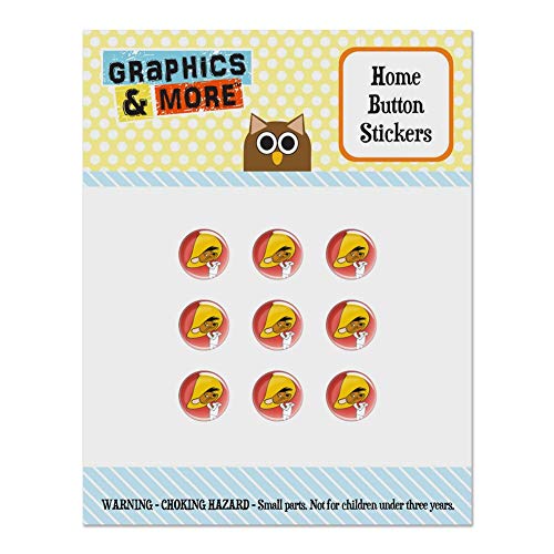 Looney Tunes Speedy Gonzales Set of 9 Puffy Bubble Home Button Stickers Fit