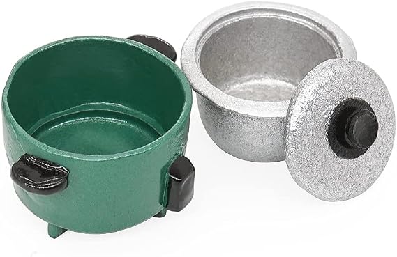 Odoria 1/12 Miniature Rice Cooker Dollhouse Decoration Accessories, Green