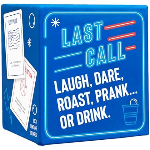 OFF TOPIC Last Call Drinking Game for Adults - Game Cards for Parties and Group Game Nights Cover