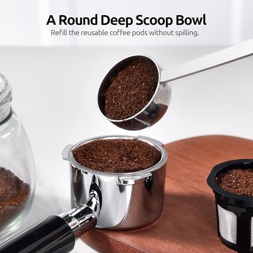 Image of U-Taste Coffee Scoop 2 Tablespoon, 4.3in Long Handle Tbsp Measuring Spoon