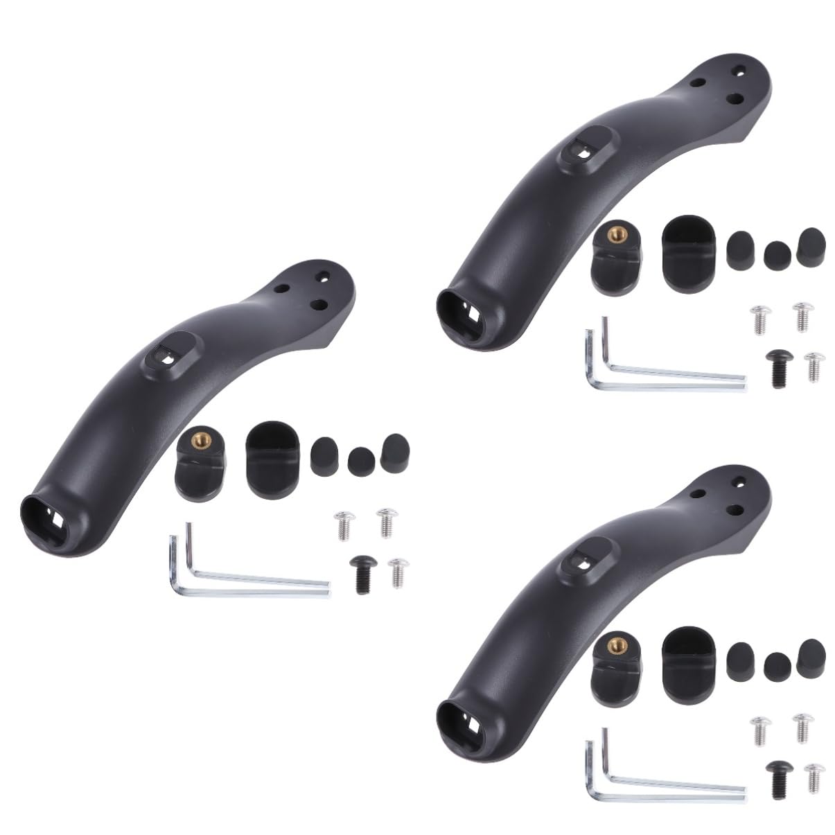 TOYANDONA Garde Boue Arrière pour Trottinette Électrique Accessoire de Remplacement Aux UV Facile à Installer Design Renforcé Parfait pour Conduite Sécurisée sous la Pluie