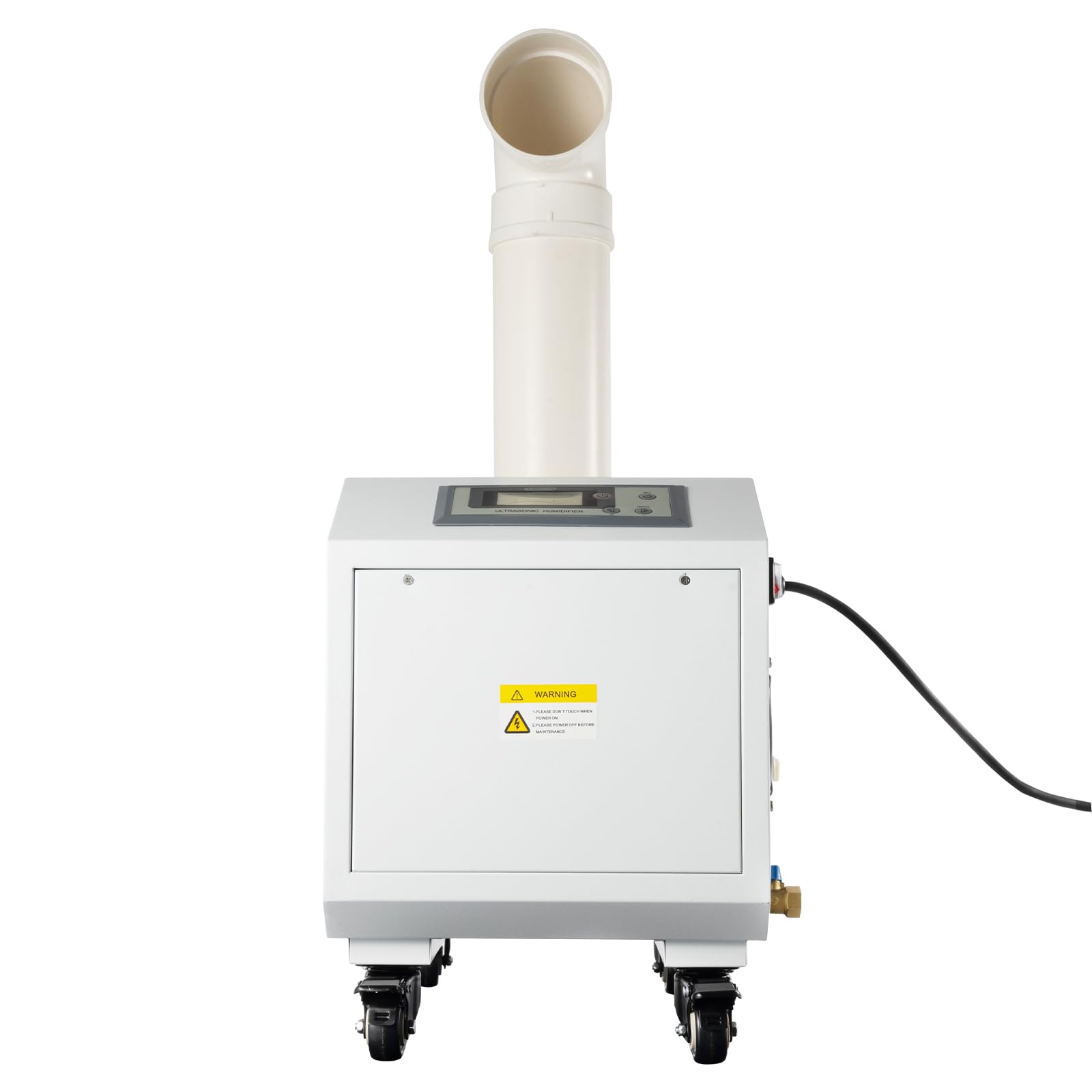 MSAIERPLR Agricultural Ultrasonic Humidifier Grow Room Humidifier Commercial Industrial Humidifier Portable Continuous Cool Mist Maker for Greenhouses Seedling Cultivation Centers 110V White