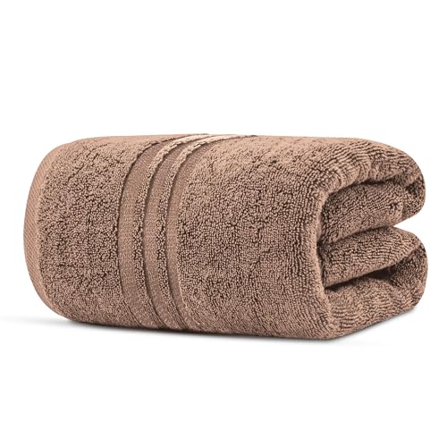 Image of Jasmine Quick Dry, Super Absorbent, Soft Beach, Bath & Sports Towel, Camel, 70 x 140cm, 350 GSM