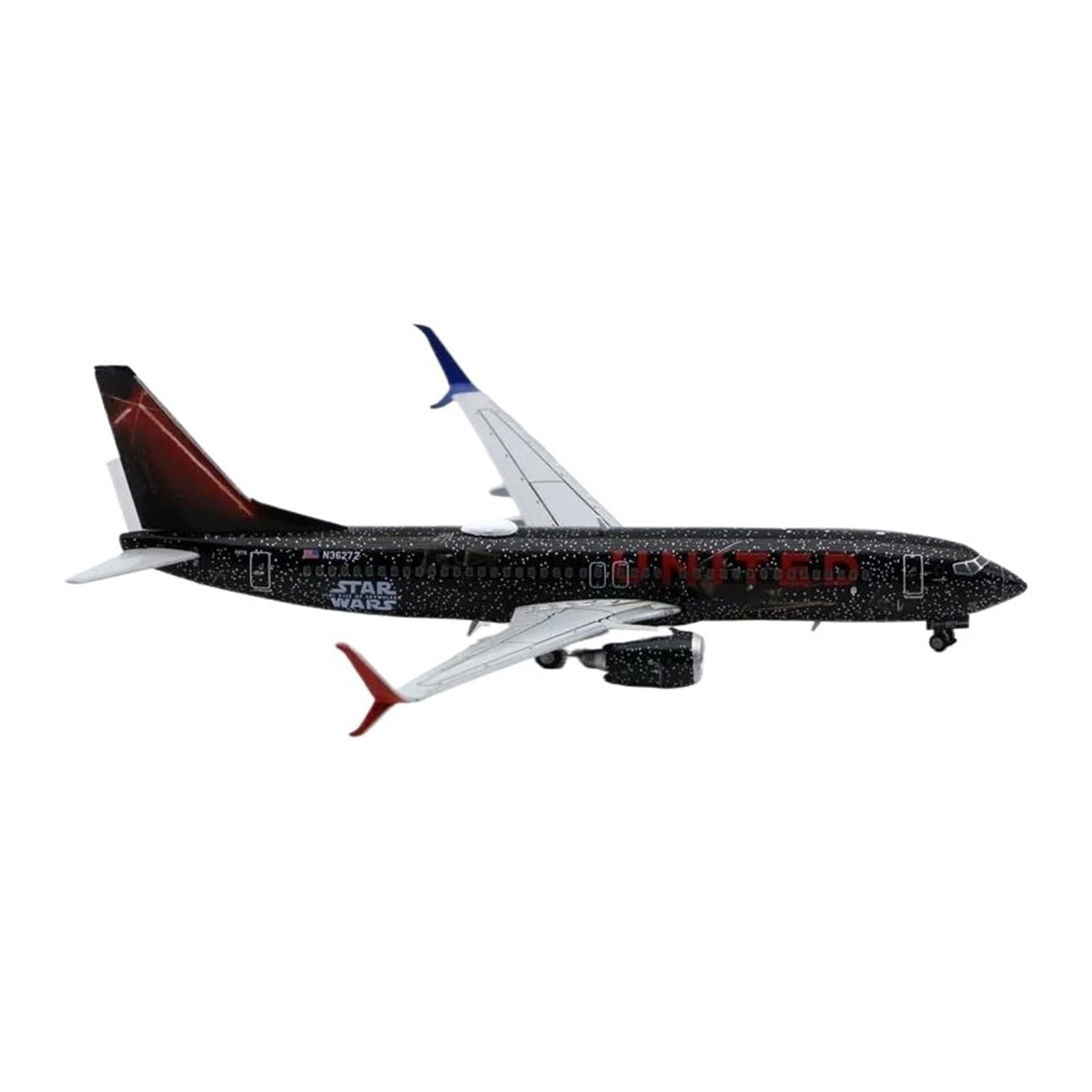 Modele samolotów na małą skalę samolot kolekcjonerski 1:400 dla B737-800 odlew z żywic metalowych ze stojakiem zestaw do budowania modeli