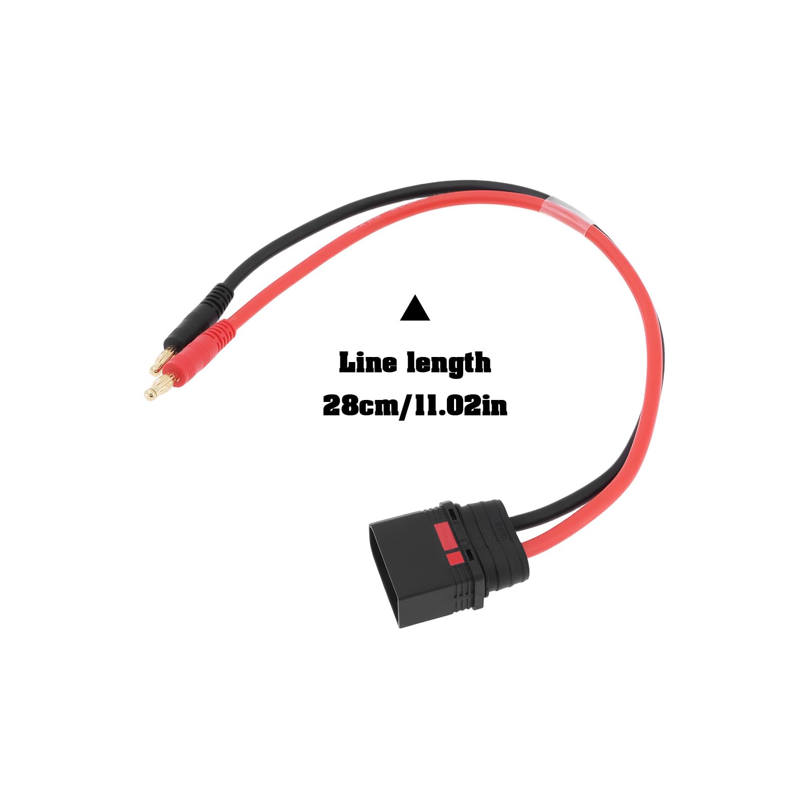 Create idea QS8 to 4mm Banana Bullet Plug Charger Cable Wire Lead 28cm 12AWG - Image 4