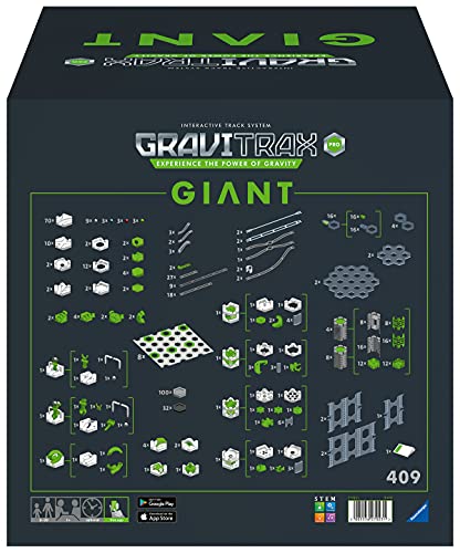 Ravensburger 27023 - GraviTrax PRO Starter-Set Giant - Erweiterbare Kugelbahn für Kinder, Interaktive Murmelbahn… – Bild 4