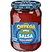 Price comparison product image Ortega Mild Salsa,  Thick and Chunky Chilli Sauces - 454 g Original Mexican Sauce