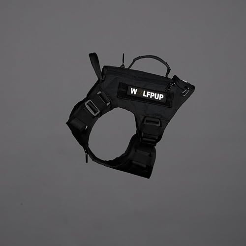 Miniatura 6 de Arnés táctico para perro (diosa rosa, talla M)