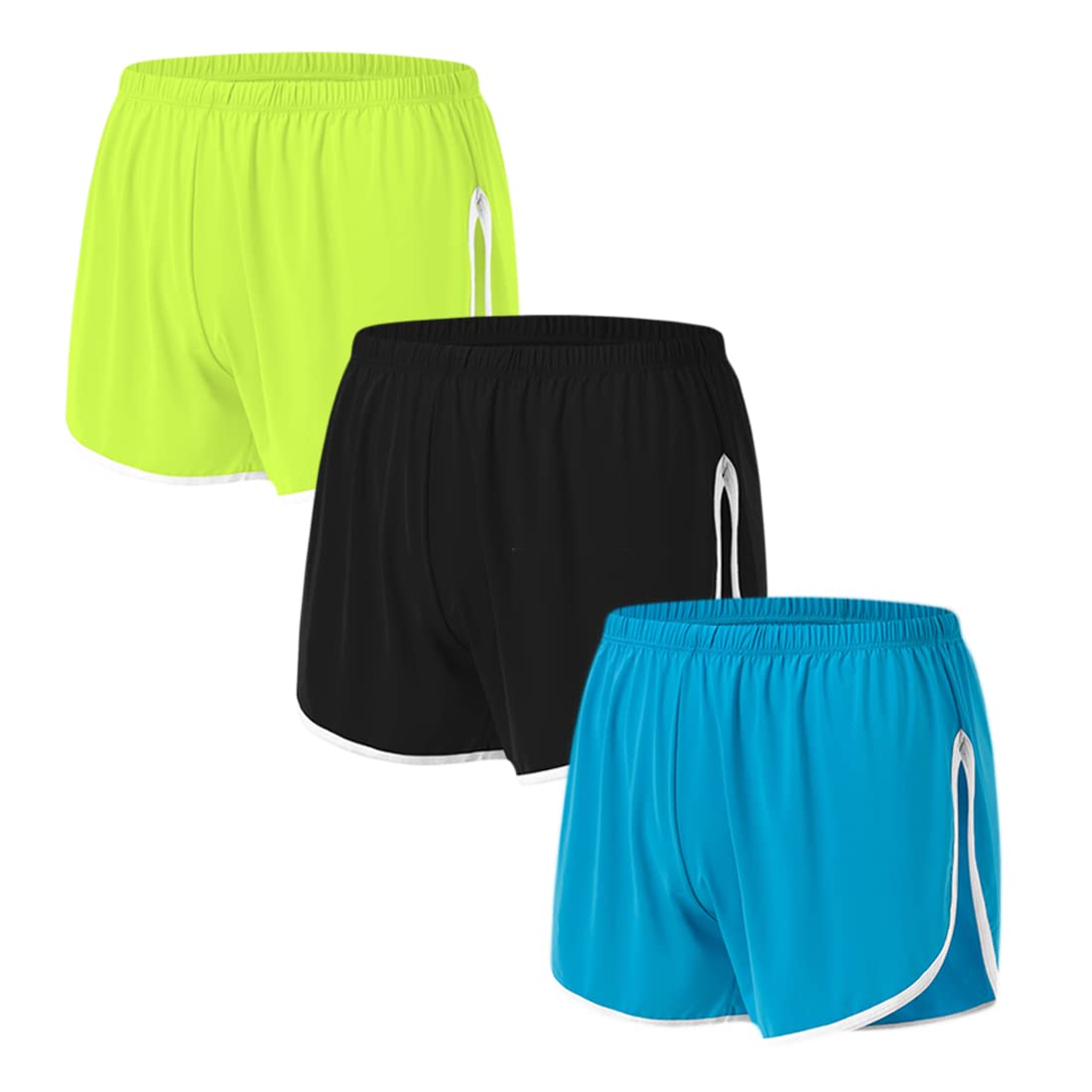 ZONBAILON Mens Mesh Shorts Sexy Short Trunk Running Breathable Underwear Sleep Pajama Panties Nylon