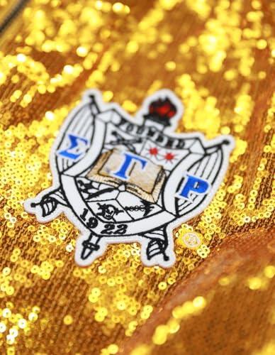 Sigma Gamma Rho M4 Sequin Jacket Gold2