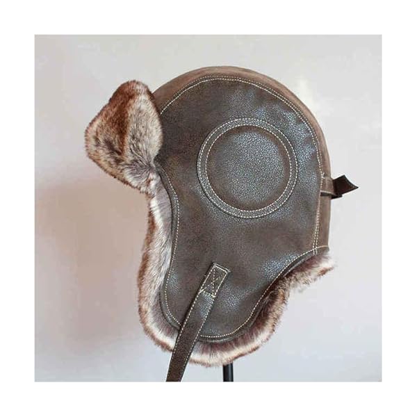 Winter Hoed Mannen Vrouwen Pilot Bomber Trapper Hoed Zachte Faux Fur Leer Sneeuw Cap Oorkleppen Koud Proof Outdoor Ski Skullies Cap mooi
