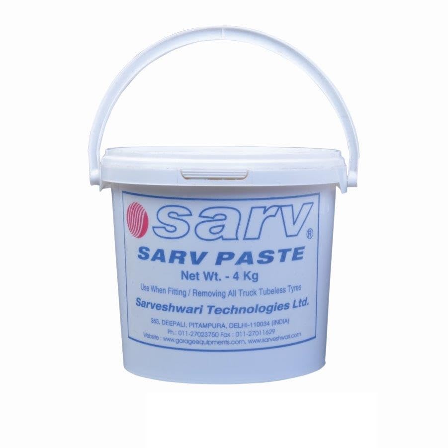 Sarv Tyre Mounting Premium Paste – 4 Kg | Professional-Grade Lubricant for Easy Tyre Mounting & Demounting Sarv Tyre Mounting Premium Paste – 4 Kg | Professional-Grade Lubricant for Easy Tyre Mounting & Demounting