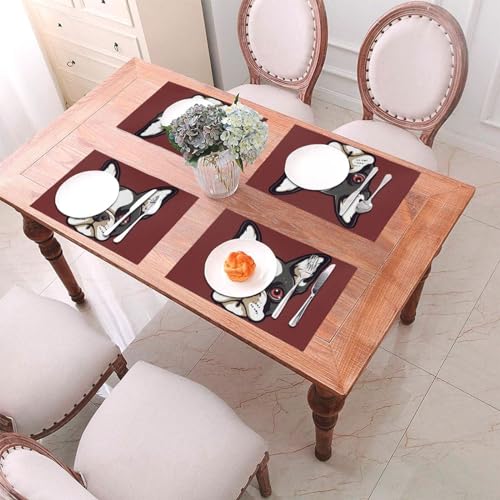Set de table résistant à la chaleur lot de 4 pour protéger la table des taches - 4